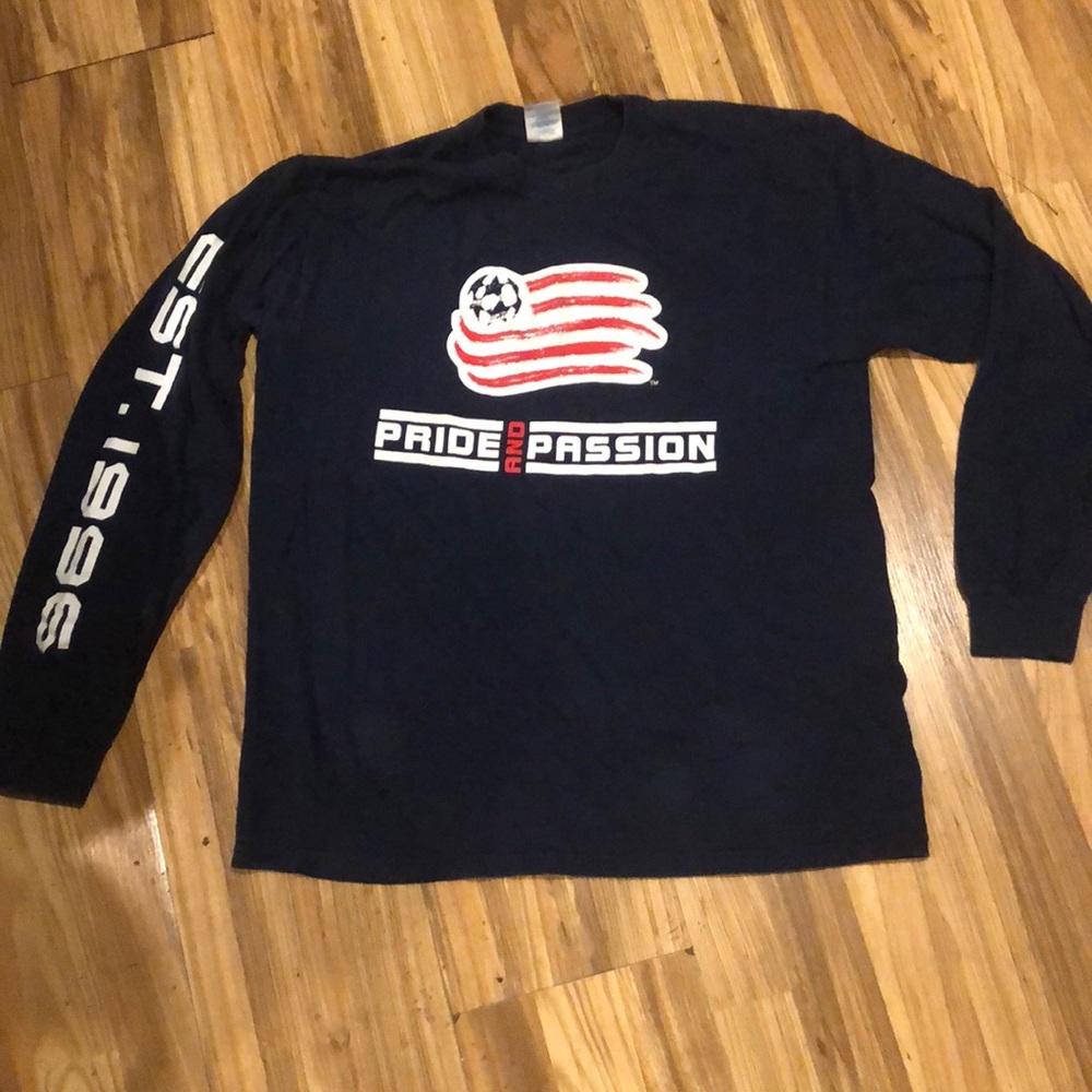 New England Revolution MLS LS Tee